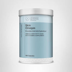 Skin Omegas packaging by Jane Iredale, ideal daily supplement for skin support