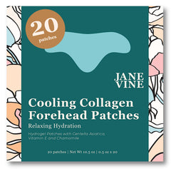 Jane Vine forehead wrinkle patches box for at-home smoothing and hydration