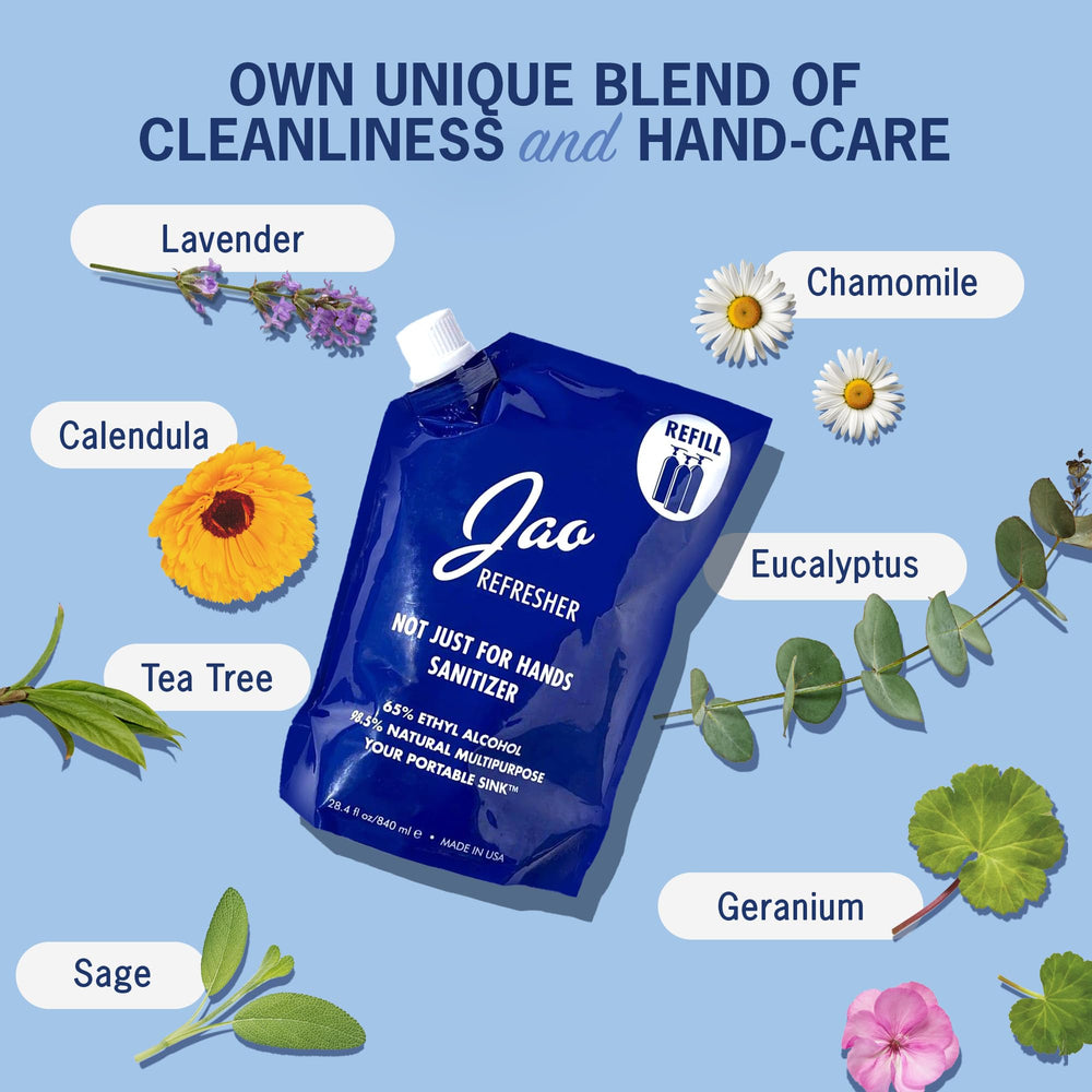 Jao Refresher refill face toner application with refreshing botanical notes