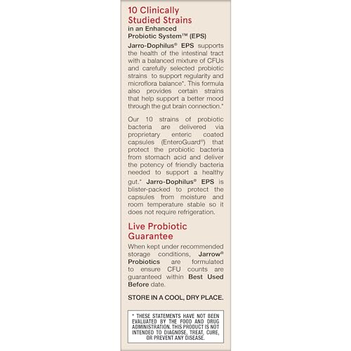 Jarro-Dophilus EPS Advanced may support mood via gut brain connection