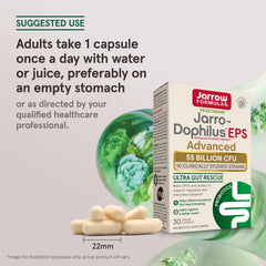 Jarro-Dophilus EPS Advanced vegetarian capsules for plant-based diets