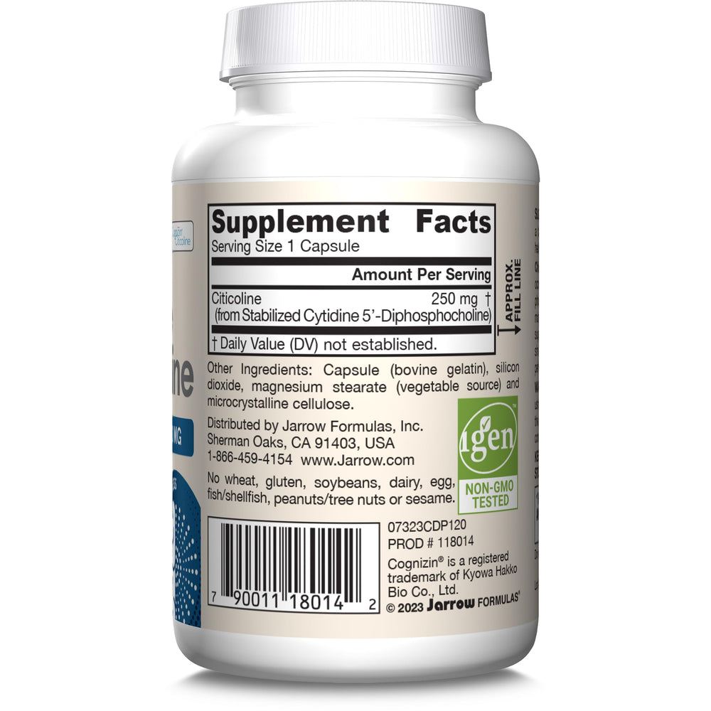 Jarrow Formulas bottle emphasizes a long-term cognitive health routine
