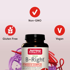 B-Right vegan capsules in a close-up, ideal for plant-based routines.