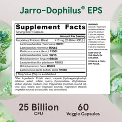 Blister-packed Jarro-Dophilus EPS capsules ensure freshness