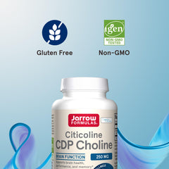 Jarrow Formulas Citicoline capsules in hand for daily use