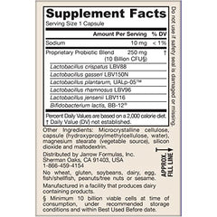 Jarrow Formulas Fem-Dophilus bottle and capsules side-by-side.