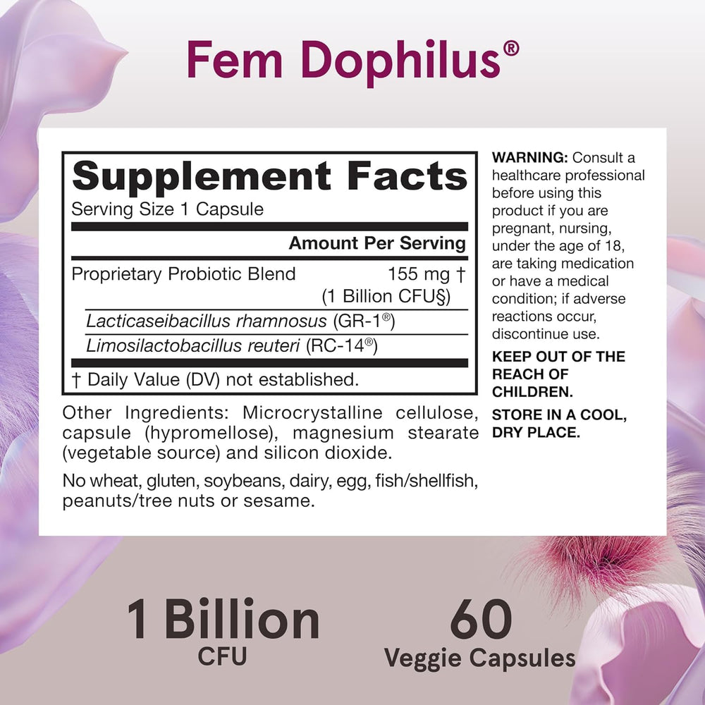 Jarrow Formulas Fem-Dophilus daily use illustration
