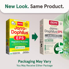Close-up of Jarro-Dophilus EPS capsules for easy daily dosing.