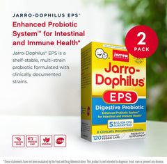 Daily-use Jarro-Dophilus EPS bottle on kitchen counter for routine support.