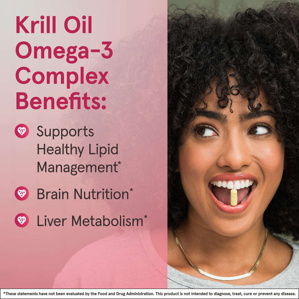 Omega-3 ingredients graphic from Jarrow Formulas Krill Oil packaging