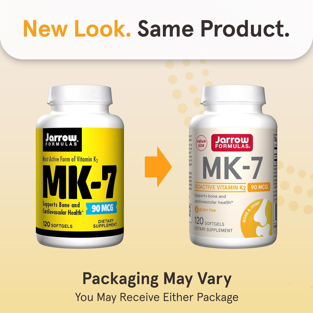 Closeup of Jarrow MK-7 softgels highlighting smooth texture for easy daily use