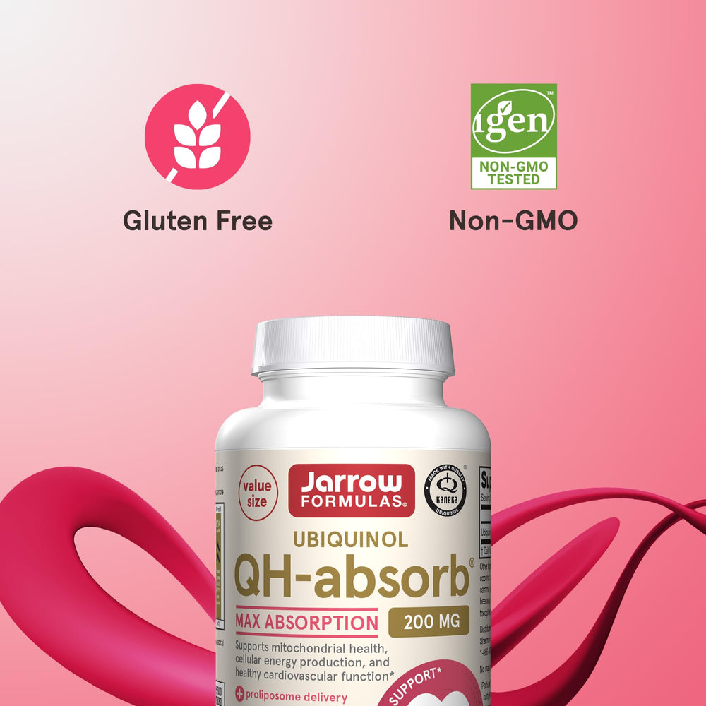Jarrow Formulas QH-Absorb carton and branding conveying quality and purity