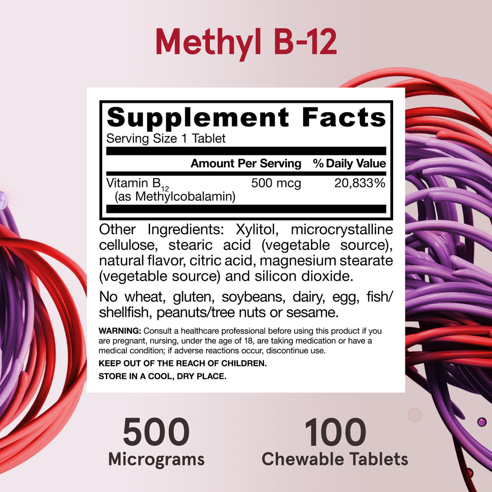 Jarrow Formulas Regular Strength Methyl B-12 vegan and gluten-free claim.