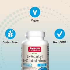 Label close-up notes non-GMO and allergen-free formulation.