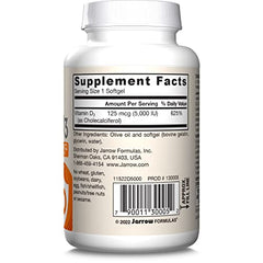 Bone health focus for Jarrow Formulas Vitamin D3 bottle icon.