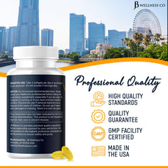JB Wellness Co 30-day supply label on bottle for routine use