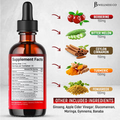 JB Wellness Co bitter melon drops bottle for convenient daily routine