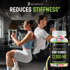JB Wellness Co hemp gummies on store display for easy shopping