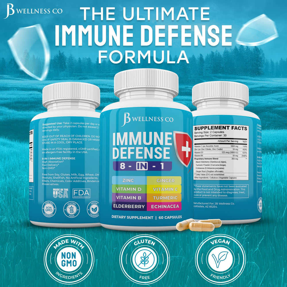 JB Wellness Co Immune Support packaging 2-pack demonstrates value and consistency