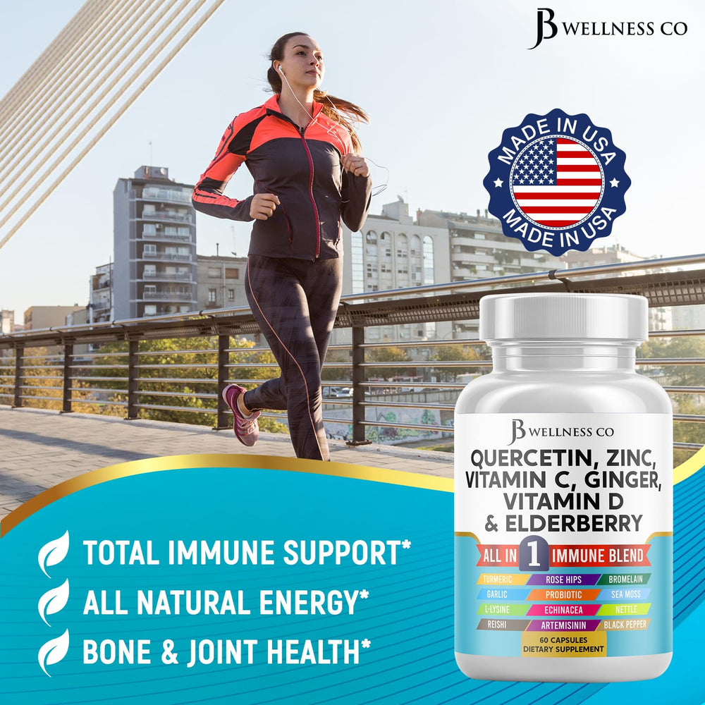 JB Wellness Co label close-up, transparent formula with trusted ingredients