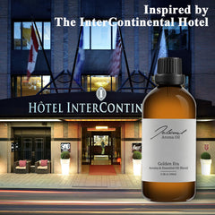 JCLOUD Golden Era amber-neroli bottle emphasizes warm, elegant notes for premium spaces