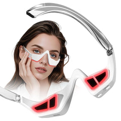 JCOTTON under eye red light therapy glasses for refreshed look and fatigue reduction