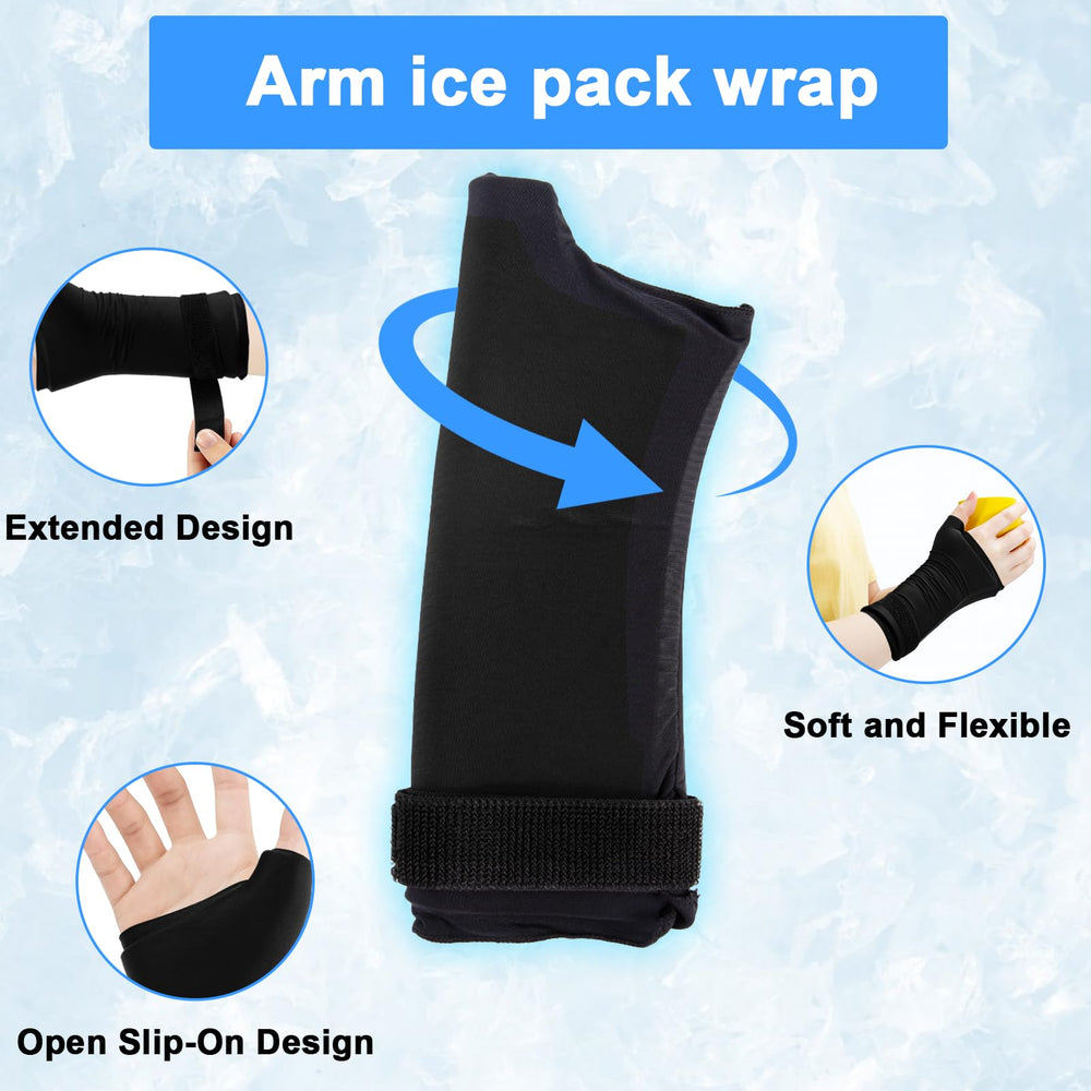 JDVBDNK forearm coverage wrap cools wrists and forearms for comfortable relief.