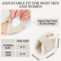 Jeere heel protectors highlighting breathable design and comfort