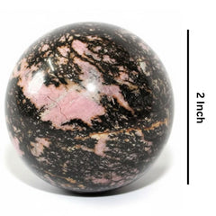 Jet International Rhodonite Ball supports emotional balance during mindful breaks.