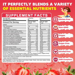 JIANKYTZ sugar-free strawberry flavor gummies for a tasty daily option.