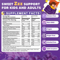 JIANKYTZ grape-flavored magnesium gummies for relaxing evenings and better sleep.