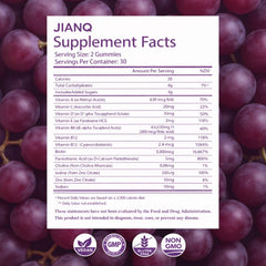 Daily-use JianQ Biotin Gummies for hair, skin, and nails routine.
