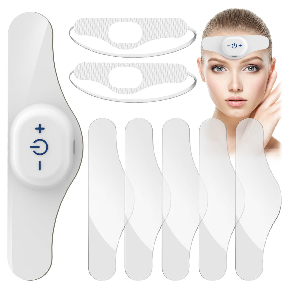 JICHAMOXY head massager wearable device for targeted migraine relief and relaxation.