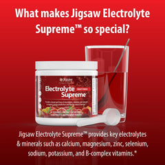 Jigsaw Electrolyte Supreme scoop emphasizes portion control and consistency