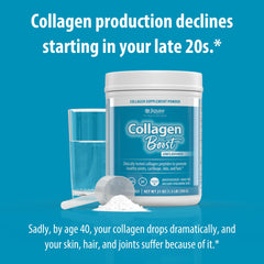 Jigsaw Health Collagen Boost daily-routine image encourages consistent intake.