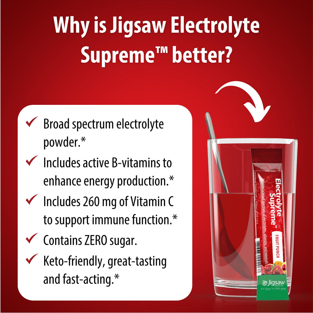 A family uses Jigsaw Electrolyte Supreme after outdoor activity.