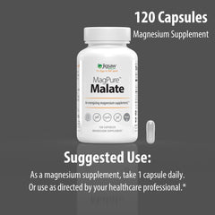 Jigsaw Health branding on packaging conveys trusted magnesium malate product.