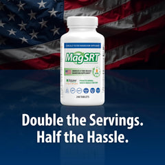 Jigsaw Health MagSRT label highlights magnesium, B6, folate, and B12 benefits