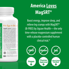 Jigsaw Health MagSRT nutrition label close-up shows malate content.