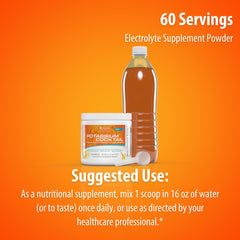 Jigsaw Health Potassium Cocktail orange nutrition-panel highlights potassium content.