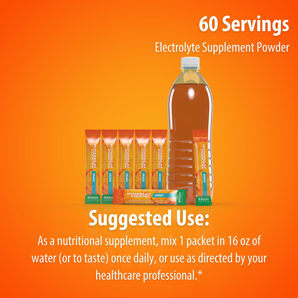 Jigsaw Health Potassium Cocktail orange taste test moment.