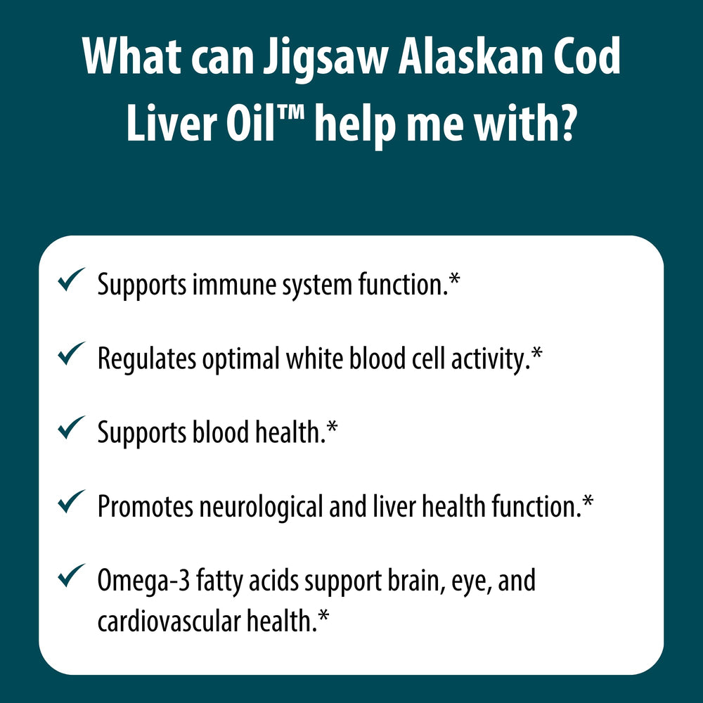 Jigsaw Health bottle label highlights vitamins A and D.