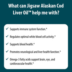 Jigsaw Health bottle label highlights vitamins A and D.