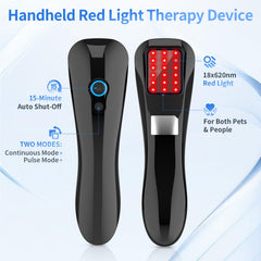Jitesy handheld red light device in ergonomic design for convenient sessions.