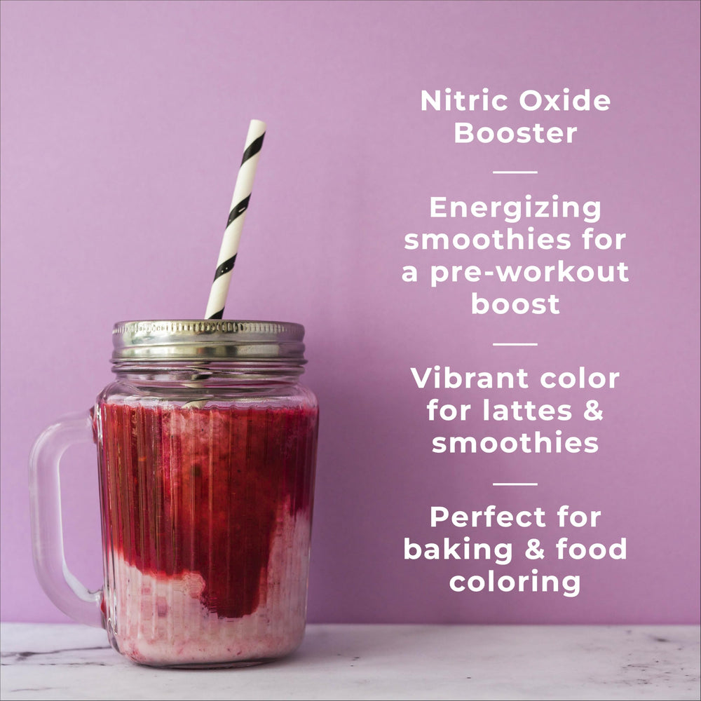 Jiva Organics Beet Root Powder dissolves easily in water.