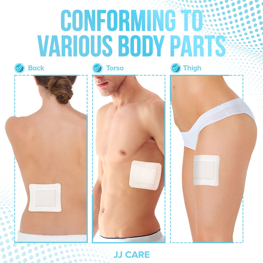 JJ CARE individually wrapped gauze pads ensure hygiene and convenient storage.
