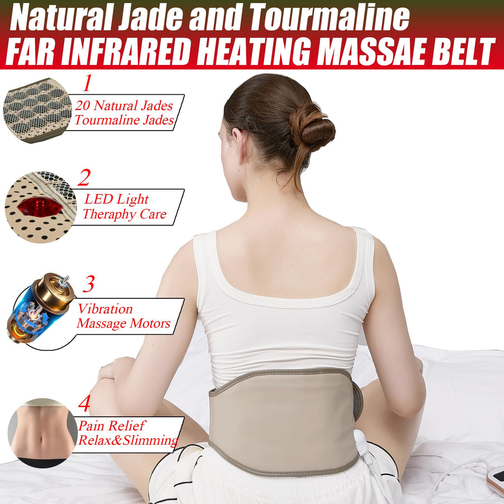 JKIUI seven-level heating control enables personalized warmth for targeted relief.