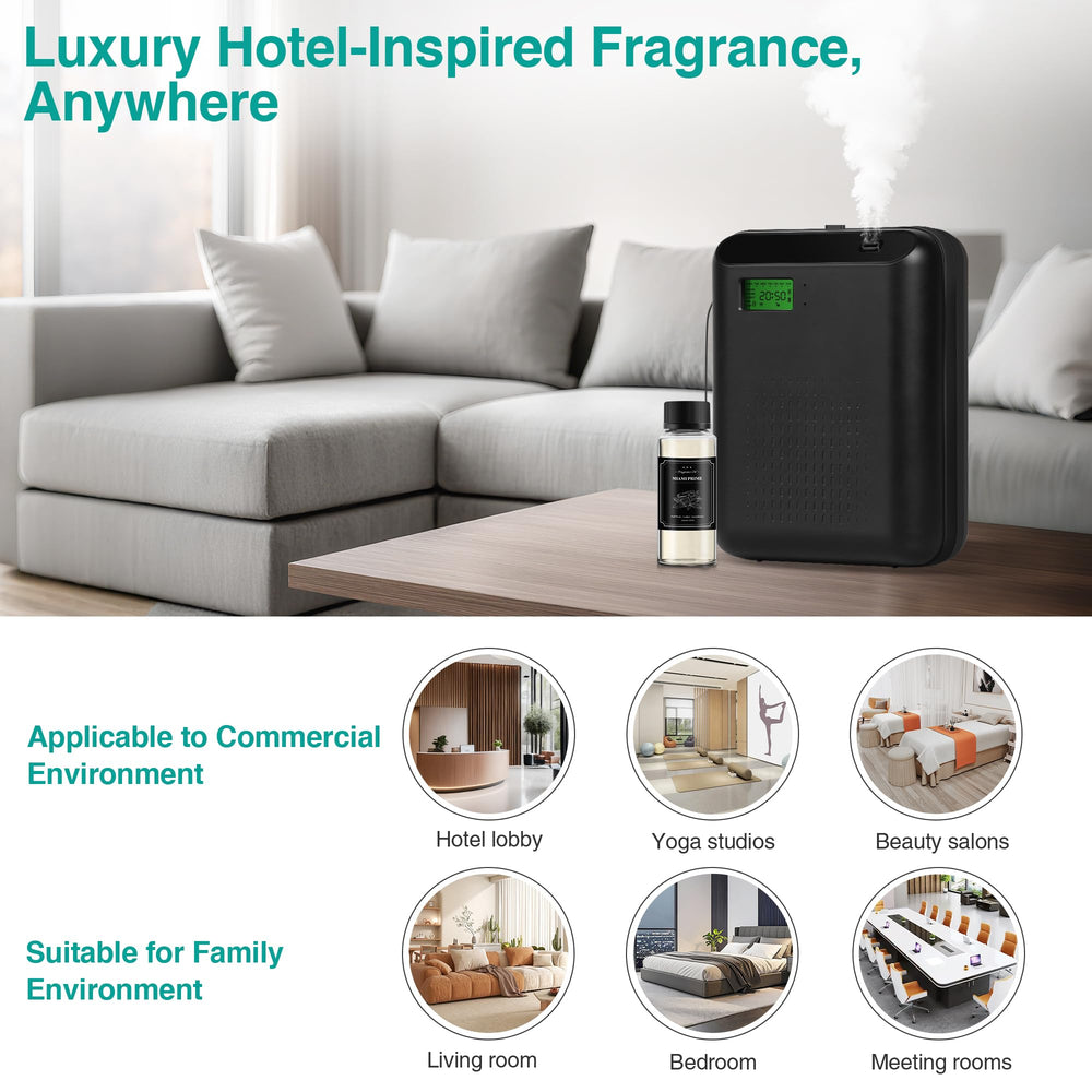 JM-X2 Pro Scent Air Starter Kit diffusion offers low-maintenance operation for busy spaces.