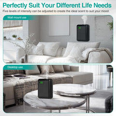 JM-X2 Pro Scent Air Starter Kit supports WiFi and Bluetooth control for easy scheduling.