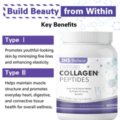 Unflavored collagen powder mixes easily into beverages